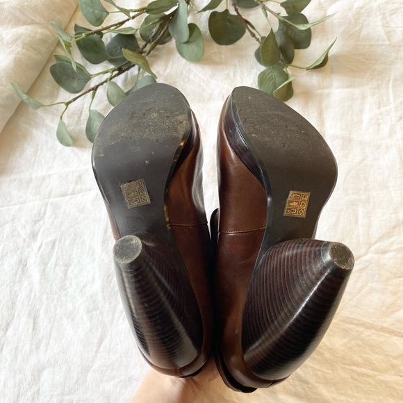 Brown genuine leather ankle platform boots. MAX STUDIO UMBERTO/ COGNAC - Picture 7 of 16